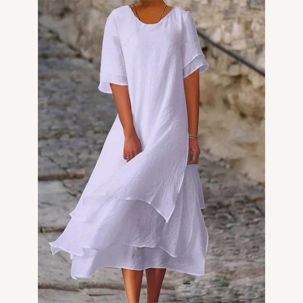 Robe longue de soirée élégante pour femmes en tissu de qualité – Idéale pour occasions spéciales et événements formels