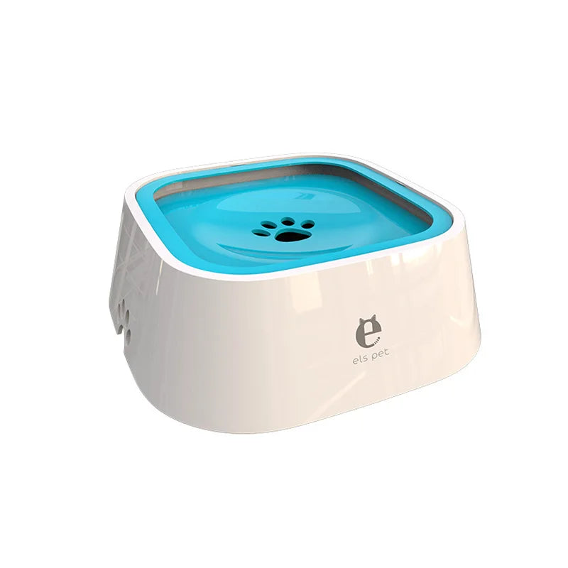 Bol d'eau anti-renversement de 1,5 L pour chien et chat - Conception anti-mouillage, base antidérapante, étanche