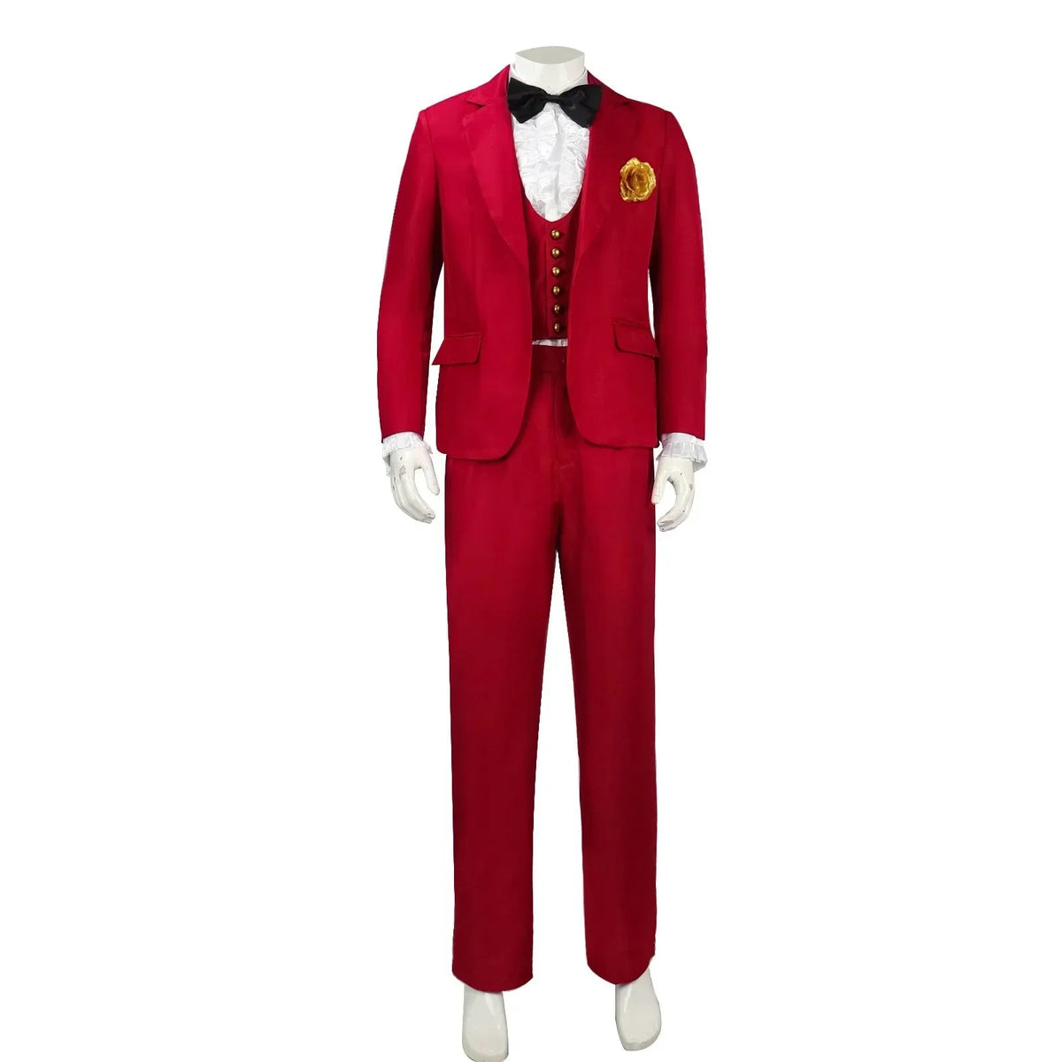 Robe de mariage en tulle rouge pour cosplay Beetlejuice – Robe dramatique pour la fête d'Halloween