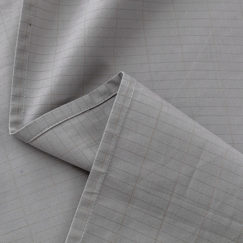Drap-housse en coton 100 % avec conductivité argentée pour mise à la terre – Confort optimal, adapté aux lits king, queen et simple