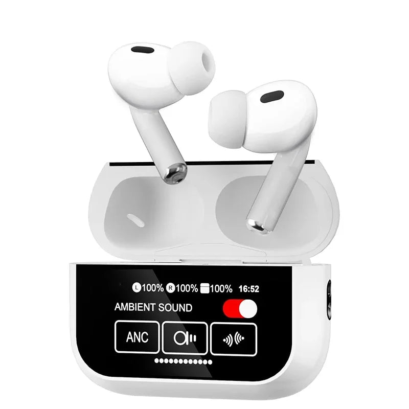 AI Offline Translator Earphones with 144 Languages and Active Noise Cancellation – 60 Hours Battery Life, Wireless Charging