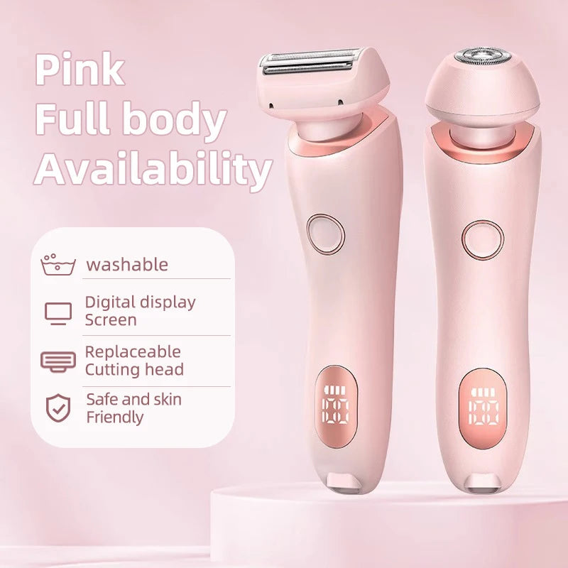 Épilateur étanche rechargeable par USB pour une épilation douce et pratique – Compact et léger pour le visage et le corps