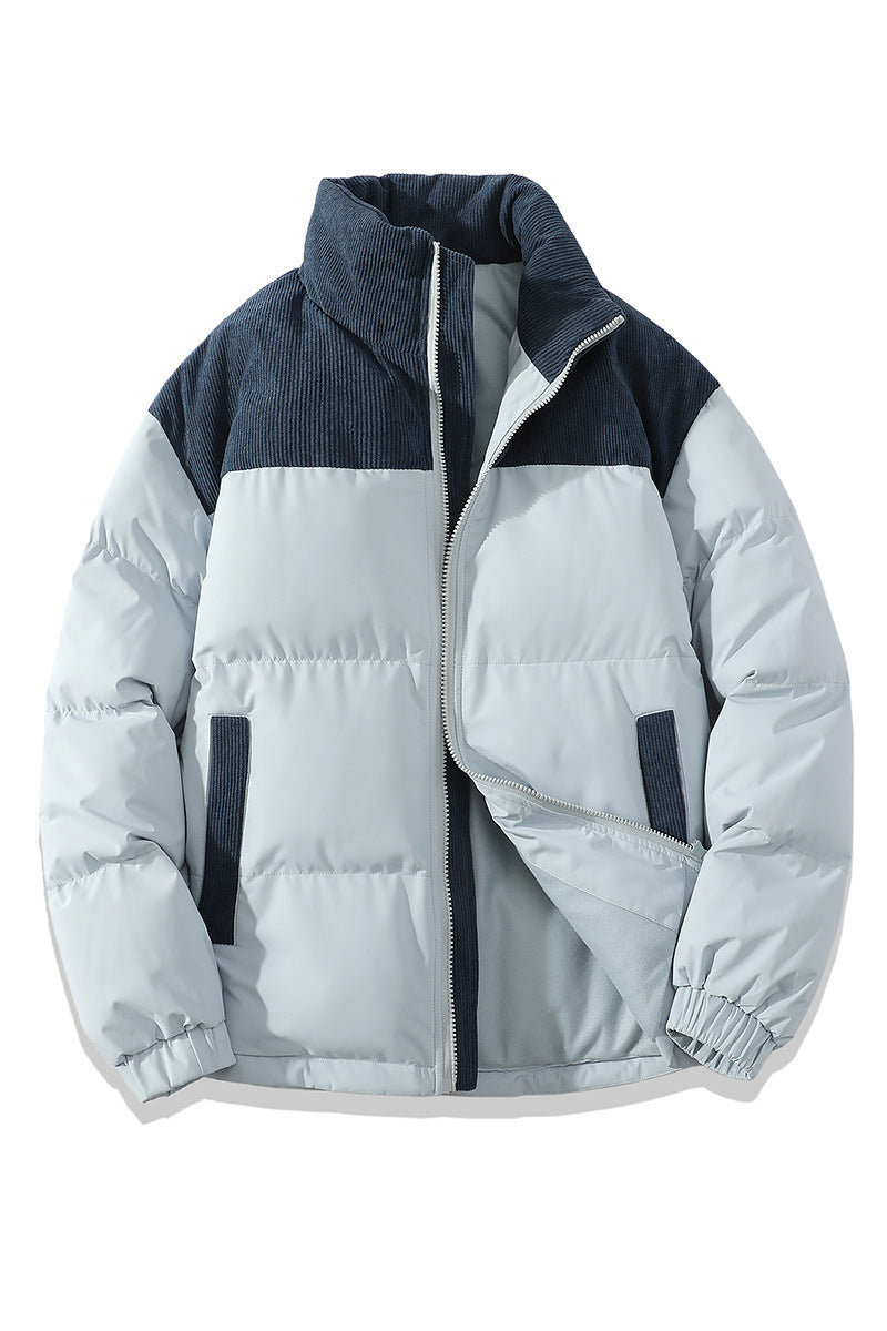 Ivy Puffer Coat | Insulated Cotton, Stand Collar