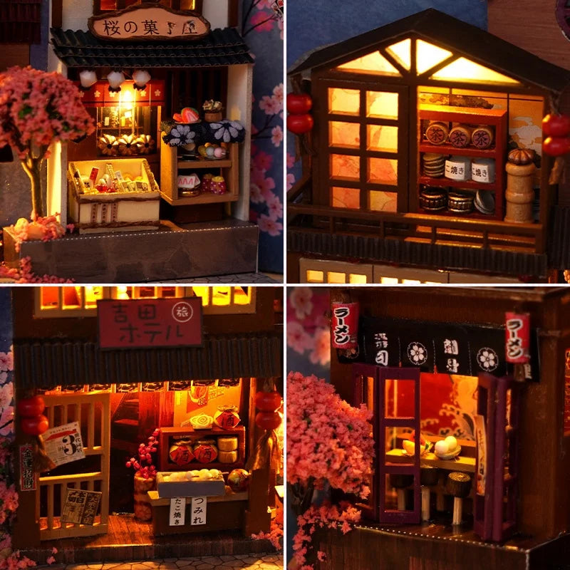 Kit de Coin Lecture à Faire Soi-Même – Décoration Miniature pour Adolescents et Adultes, Bois et Tissu, Assemblage Créatif avec Accessoires Inclus