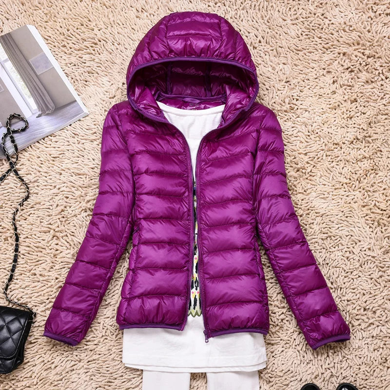 Luna Down Jacket | Hooded, Packable Travel