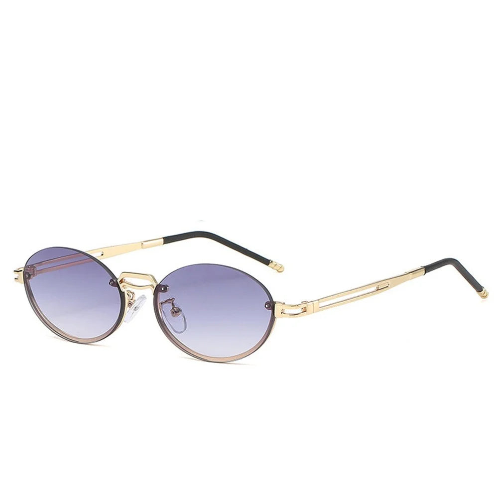 Rimless Women's Sunglasses – Gradient UV400 Lens, Minimalist Design and Light Comfort