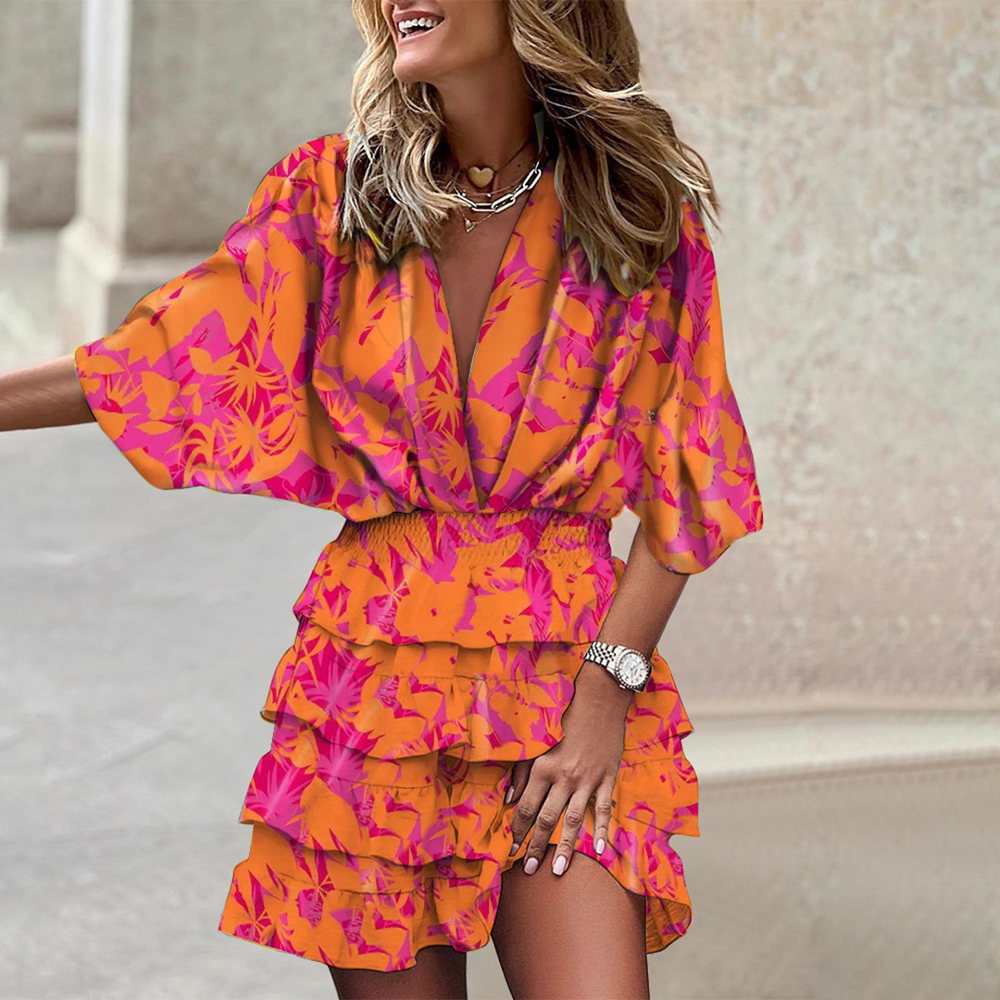 Robe légère courte et aérienne pour femme - Style décontracté-chic, tissu respirant, tailles S à XL