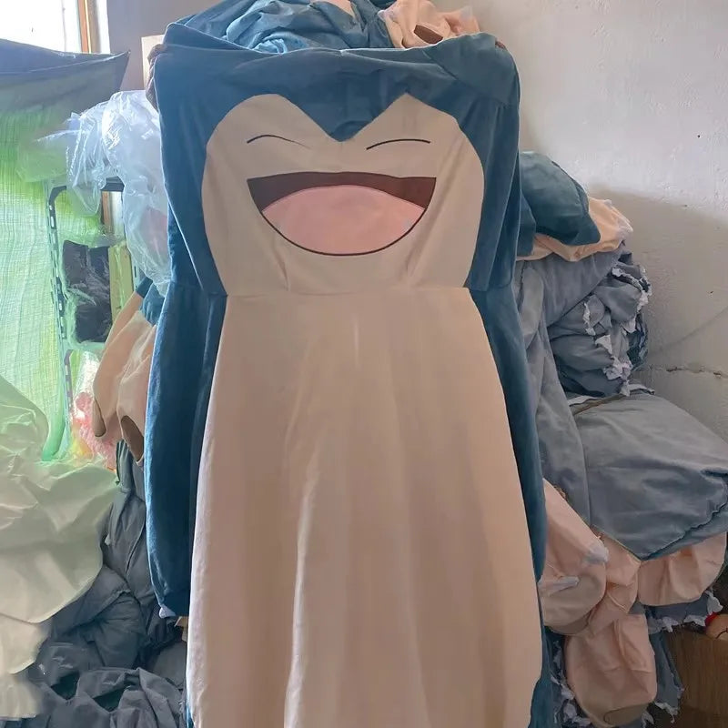 Soft Plush Pillow Kawaii 200/150 cm – Giant Snorlax Toy without Stuffing