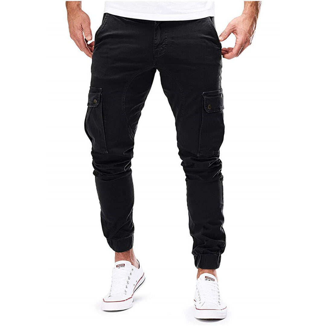 Men's Breathable Cargo Pants with Multiple Pockets for Urban and Outdoor Adventures