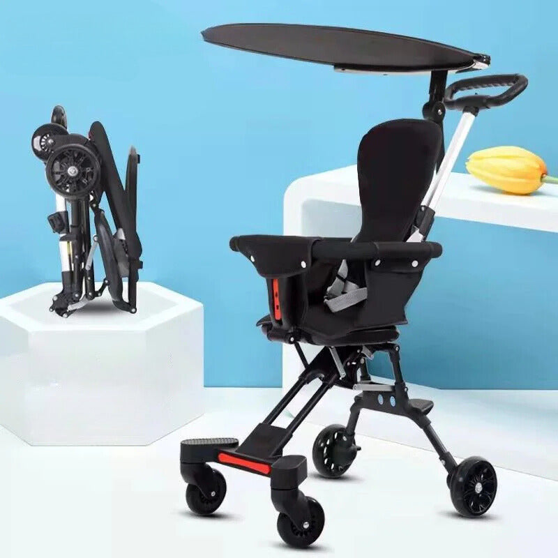 Lightweight and Compact Stroller for Travel with Reversible Seat – Ideal for Children Aged 3 to 6 Years