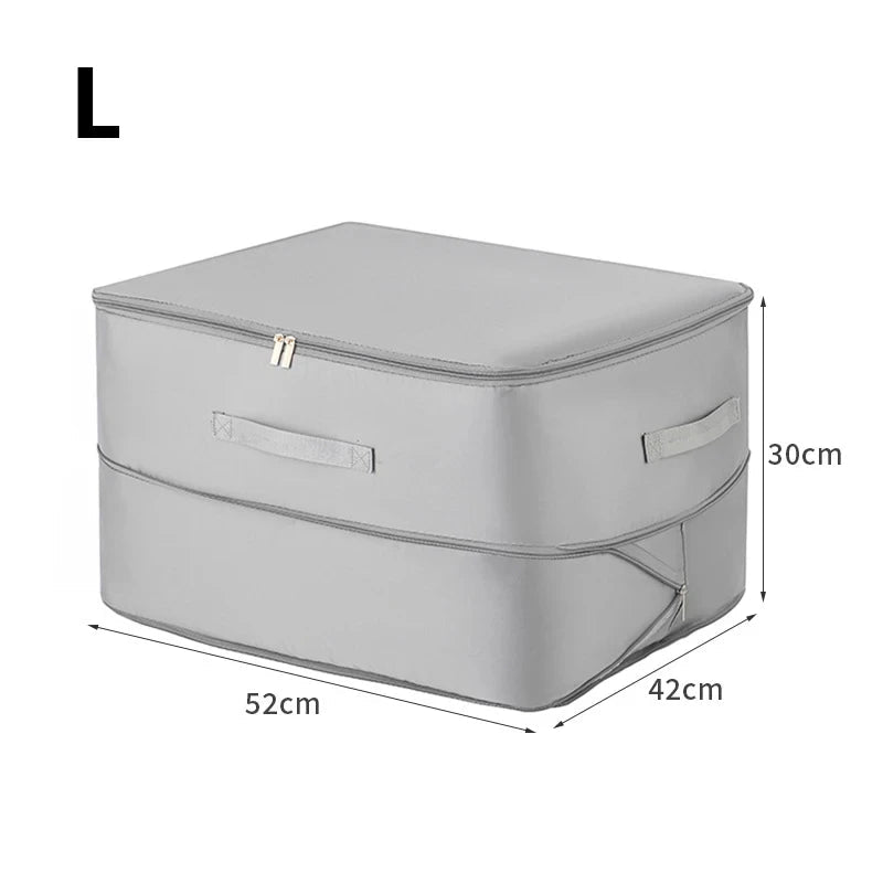 Sac de rangement compressible grande capacité en nylon résistant à l'humidité pour vêtements et couettes – 54x42 cm et 54x42x30 cm