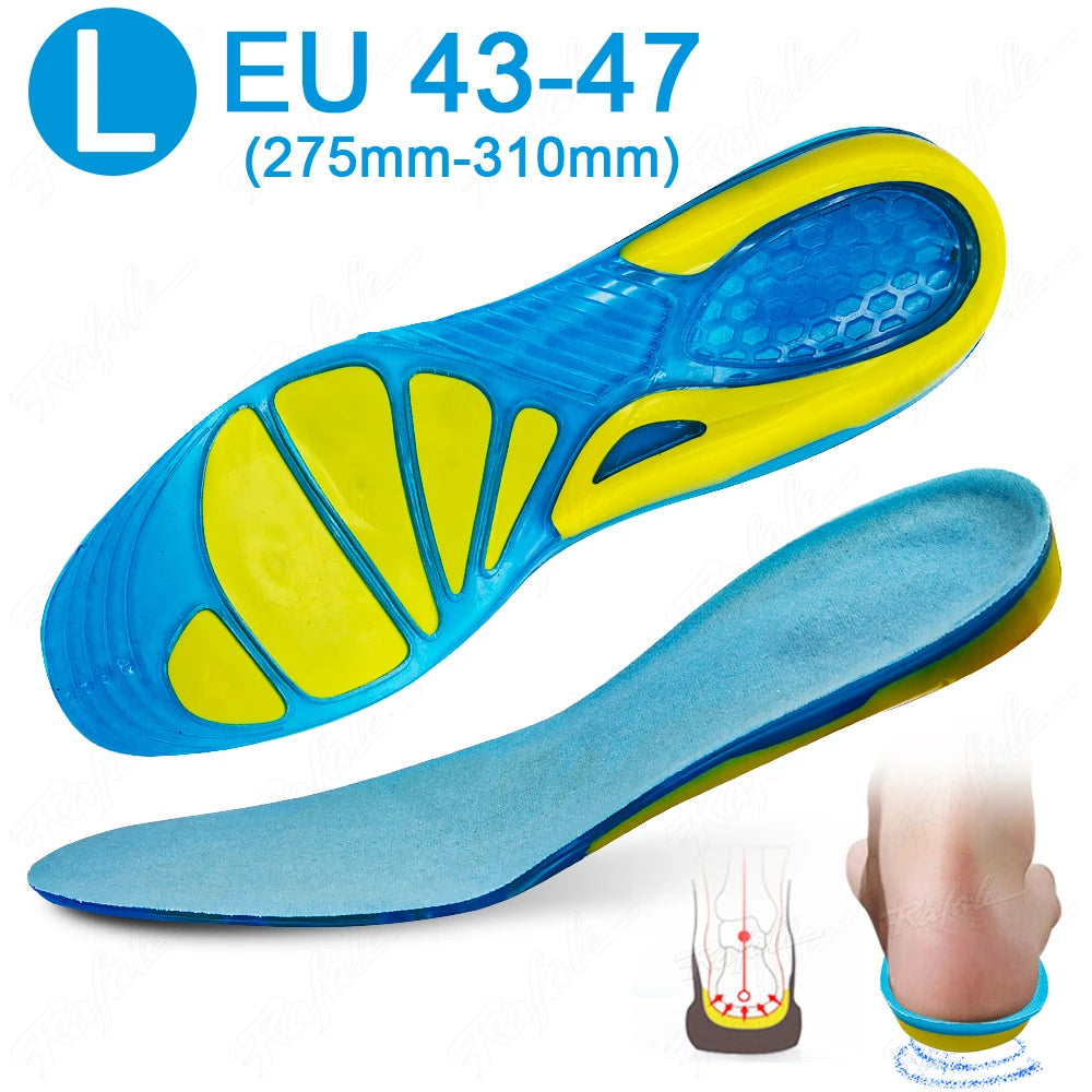 Orthopedic Gel Non-Slip Insoles – Comfort, Massage, and Shock Absorption for Shoes