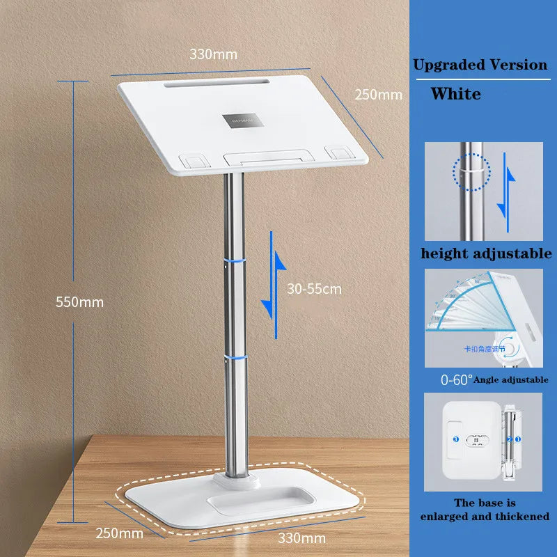 Adjustable Aluminum Laptop Stand – Ergonomic and Portable