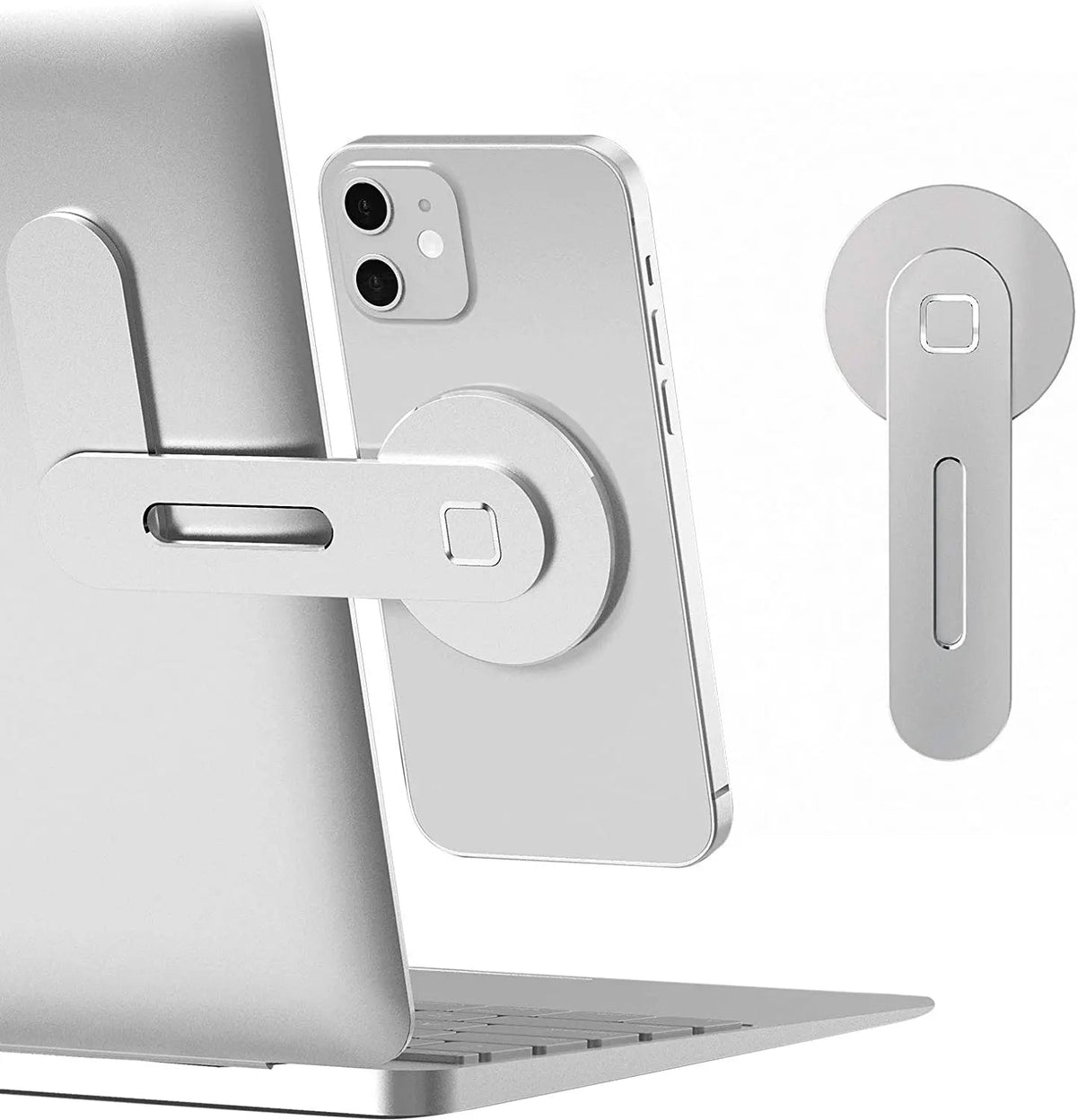Foldable Magnetic Phone Stand for Laptop – Compatible with All Models