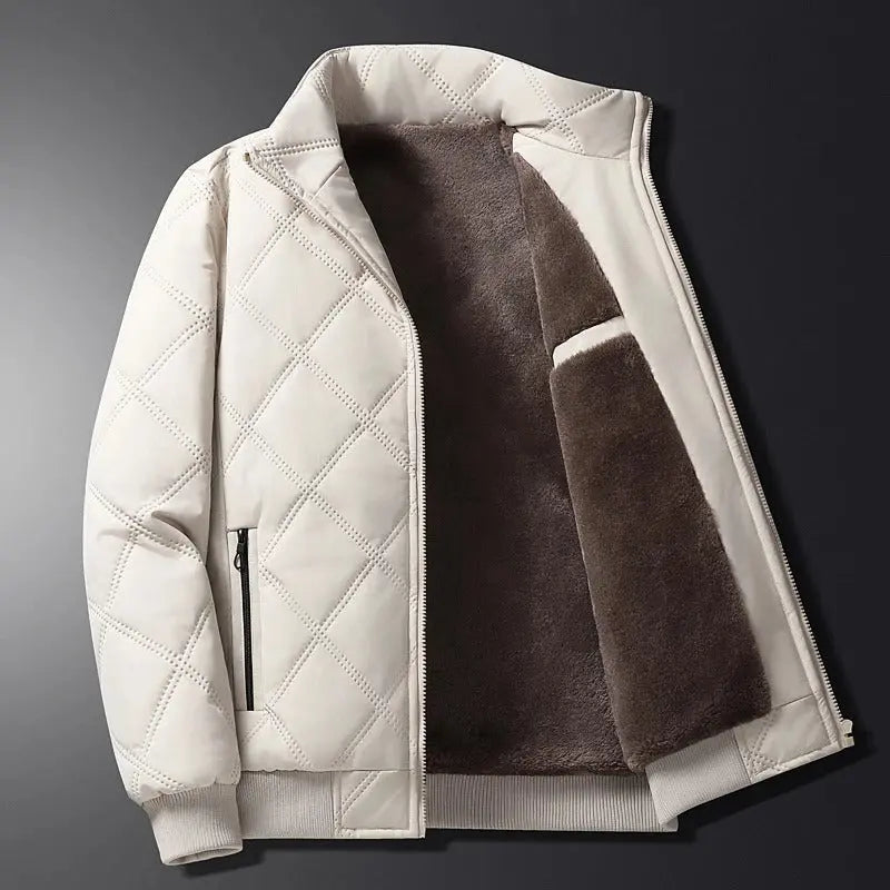 Veste coupe-vent pour homme avec doublure en polaire – Idéale pour la randonnée et les activités de plein air