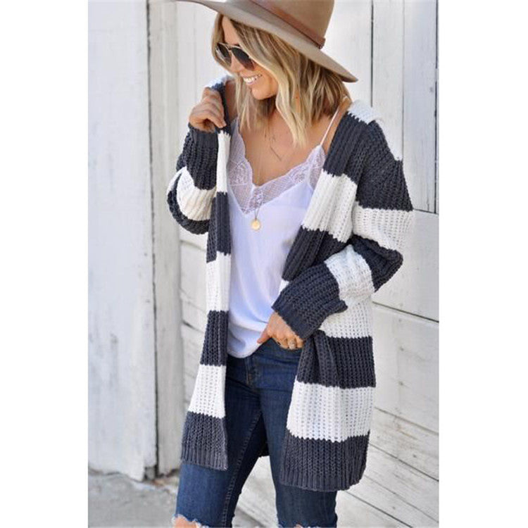 Wanda Hooded Cardigan | Mid-Length, Chunky Acrylic