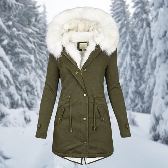 Willa Women's Parka | Longline, Faux Fur Trimmed
