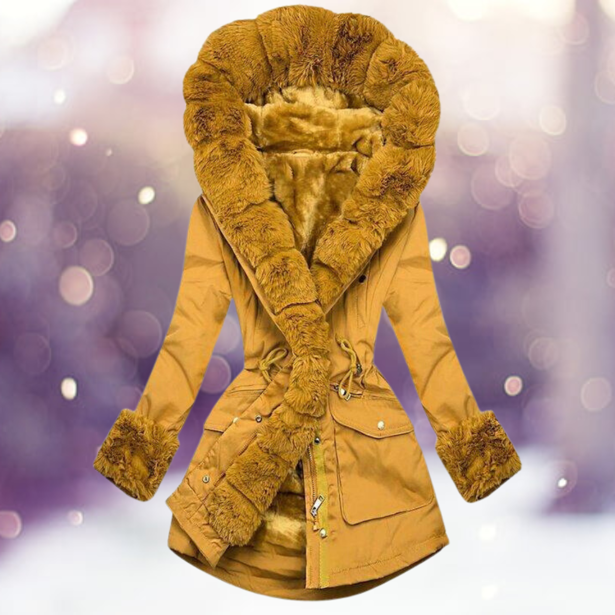 Wina Parka | Faux Fur Lined, Tailored Silhouette
