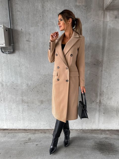 Wynter Classic Coat | Double-Breasted Wool Blend