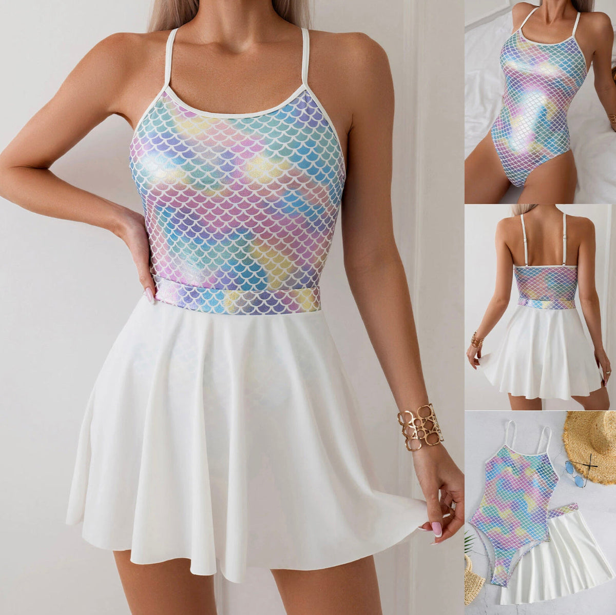 Maillot de bain une pièce pour femme Effet bronzant séduisant – Style bohème élégant pour la plage et la piscine