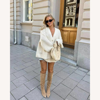 Gilet pour femme surdimensionné en tricot épais, gilet sans manches noir, style urbain et confortable, longueur polyvalente