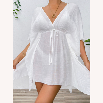 Vêtement de plage léger et résistant au vent pour femmes – Robe de plage pratique en polyester, disponible en S, M, L, XL