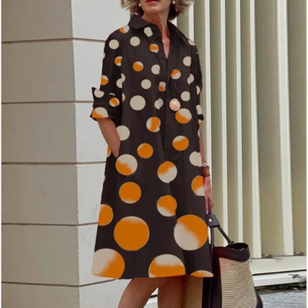 Variant image for Robe Femme Chemise Unie en Denim de Haute Qualité – Élégance, Confort et Coupe Flatteuse-67
