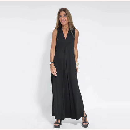 Robe longue amincissante pour femme en tissu gainant – Élégance et confort pour toutes les occasions