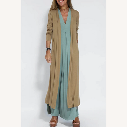Robe longue amincissante pour femme en tissu gainant – Élégance et confort pour toutes les occasions