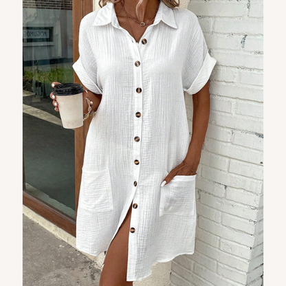 Robe longue élégante d'été pour femme en coton léger avec bretelles réglables - Idéale pour l'été