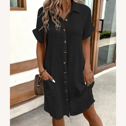 Robe longue élégante d'été pour femme en coton léger avec bretelles réglables - Idéale pour l'été