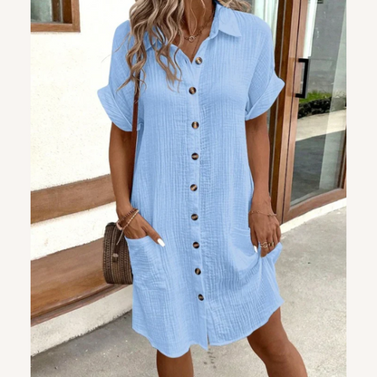 Robe longue élégante d'été pour femme en coton léger avec bretelles réglables - Idéale pour l'été