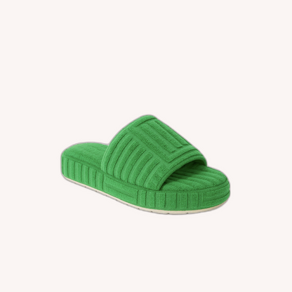 Women's Soft Terry Cloth Slippers One Size Non-Slip