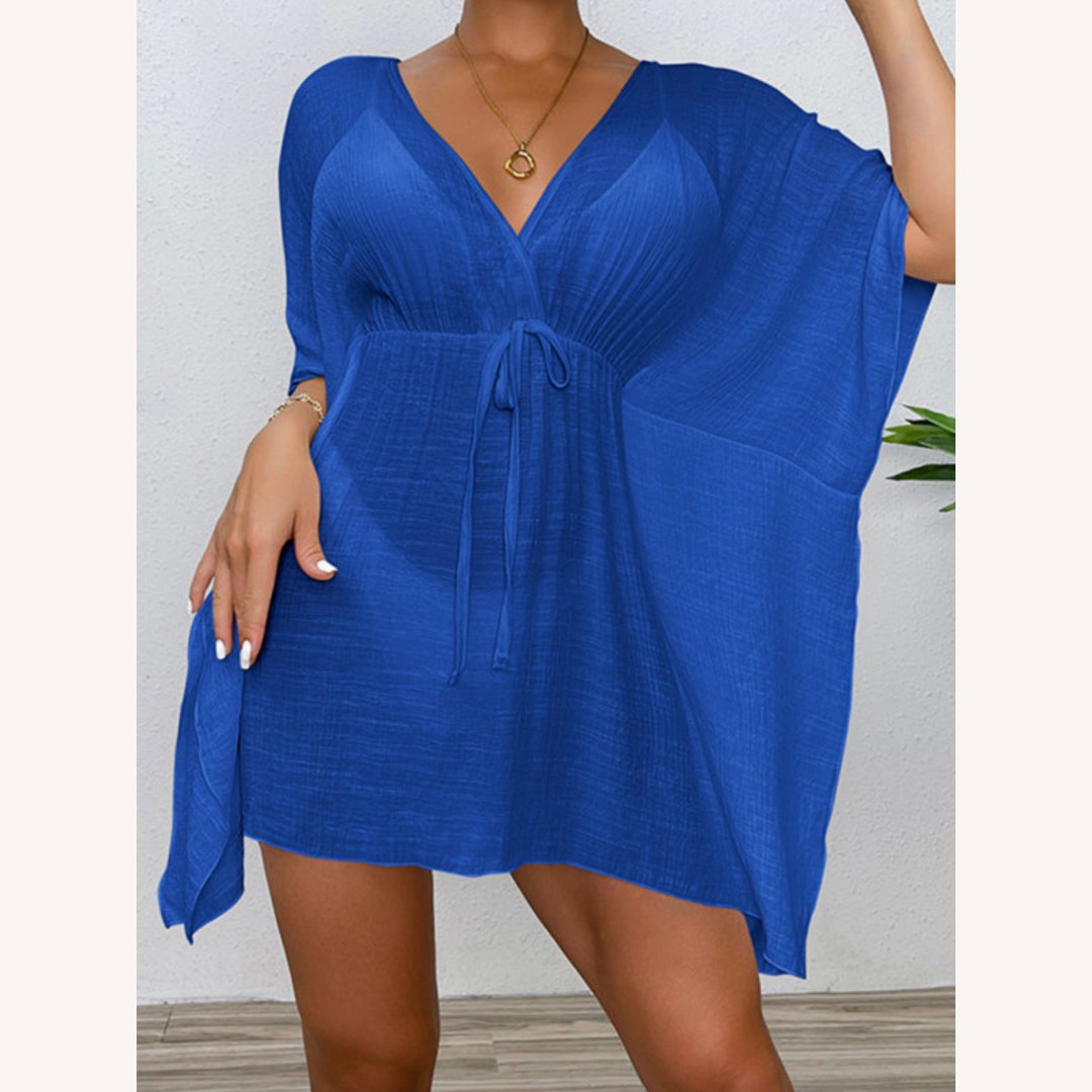 Vêtement de plage léger et résistant au vent pour femmes – Robe de plage pratique en polyester, disponible en S, M, L, XL