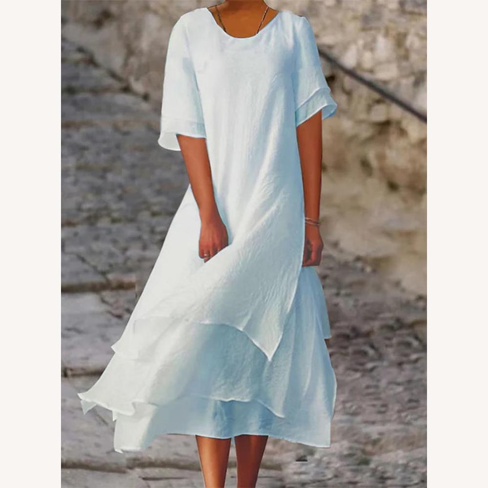 Robe longue de soirée élégante pour femmes en tissu de qualité – Idéale pour occasions spéciales et événements formels