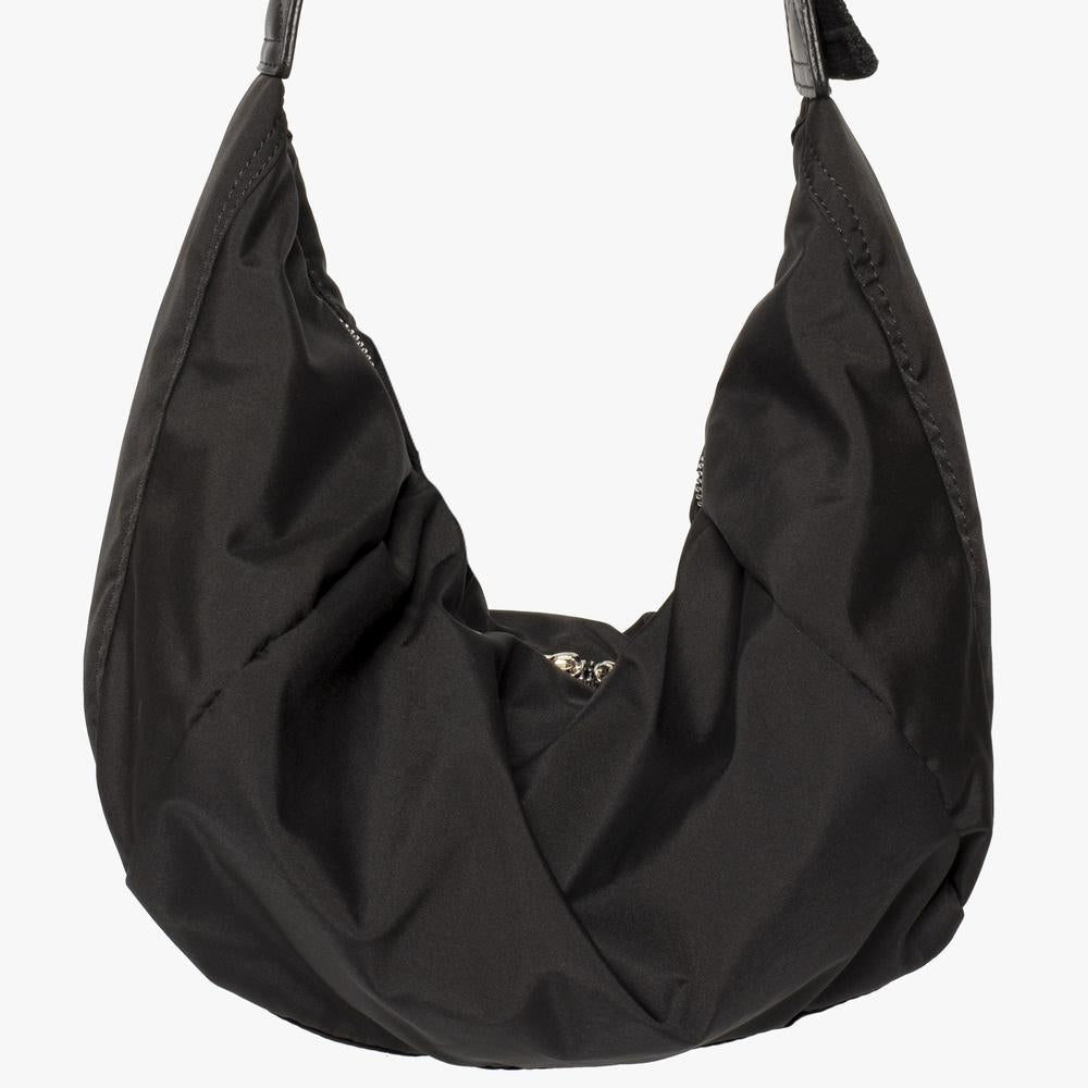 Grand sac d'épaule pour femme en nylon résistant avec bandoulière réglable – Sac décontracté ultra-léger pour un usage quotidien