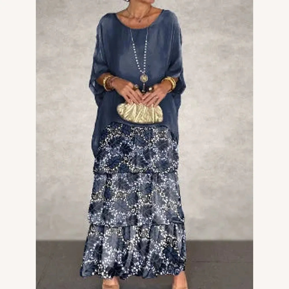 Robe longue élégante pour femme avec encolure en V – Idéale pour les événements et l'été, robe de soirée longue en tissu respirant