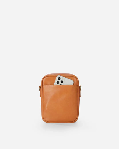 Sac d'épaule en cuir pleine fleur pour femme avec portefeuille intégré – Compact et pratique, idéal pour les sorties quotidiennes