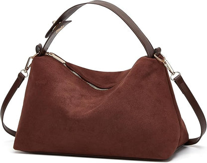 Sac à main élégant en cuir noir avec bandoulière réglable – Sac idéal pour femmes pour sorties et événements