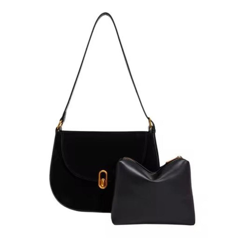 Sac d'épaule pour femme en cuir suédé synthétique avec bretelles réglables – Élégant et pratique pour un usage quotidien