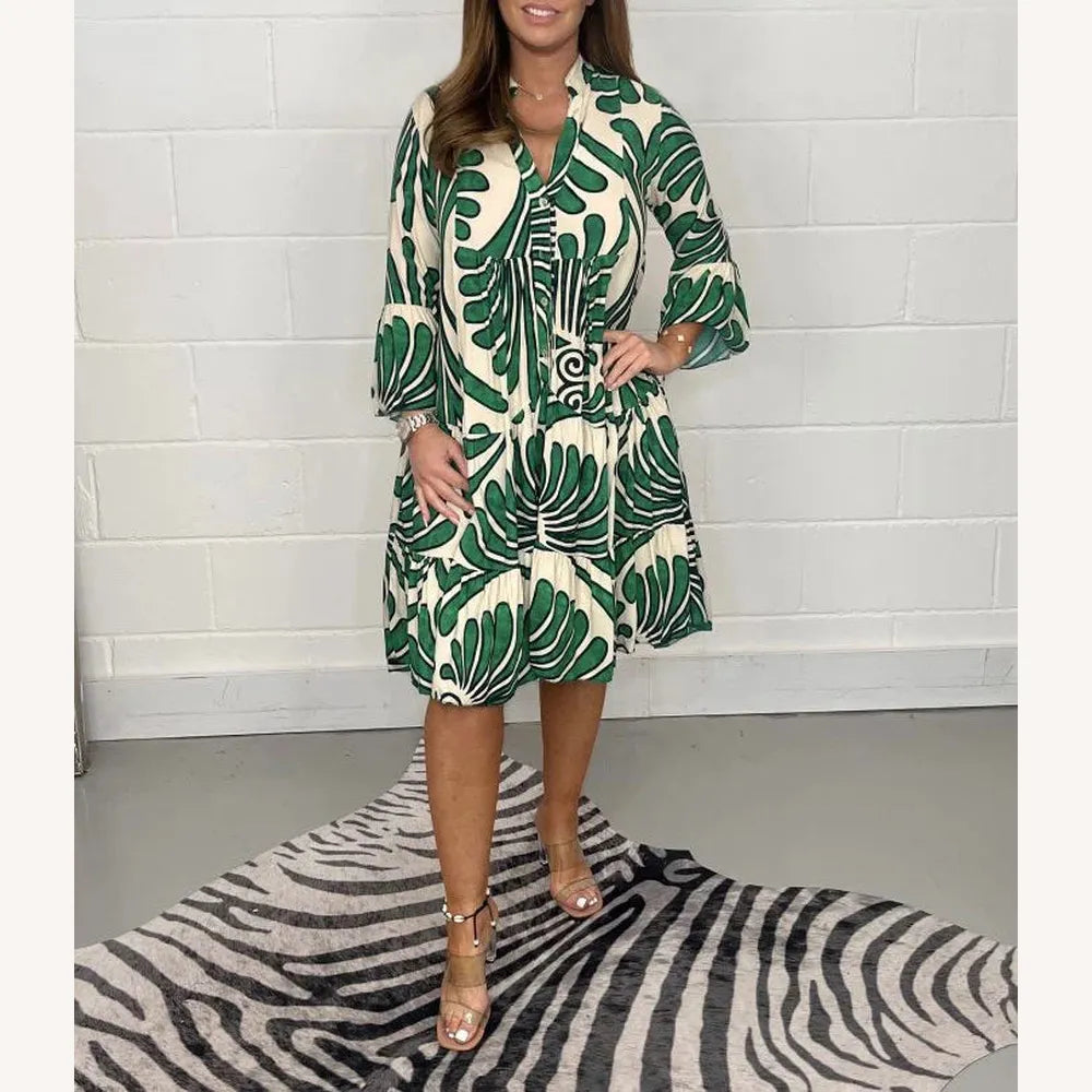 Robe longue d'été pour femmes élégante avec motif floral - Tissu léger et confortable pour l'été
