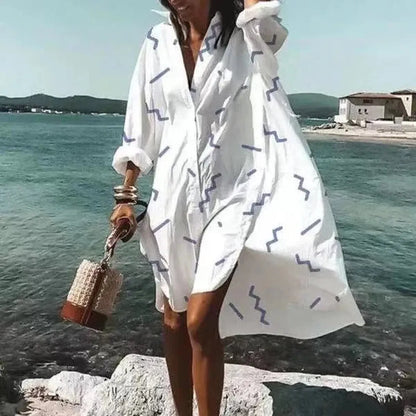 Robe d'été longue blanche élégante pour femme – Sophistiquée et confortable pour toutes les occasions