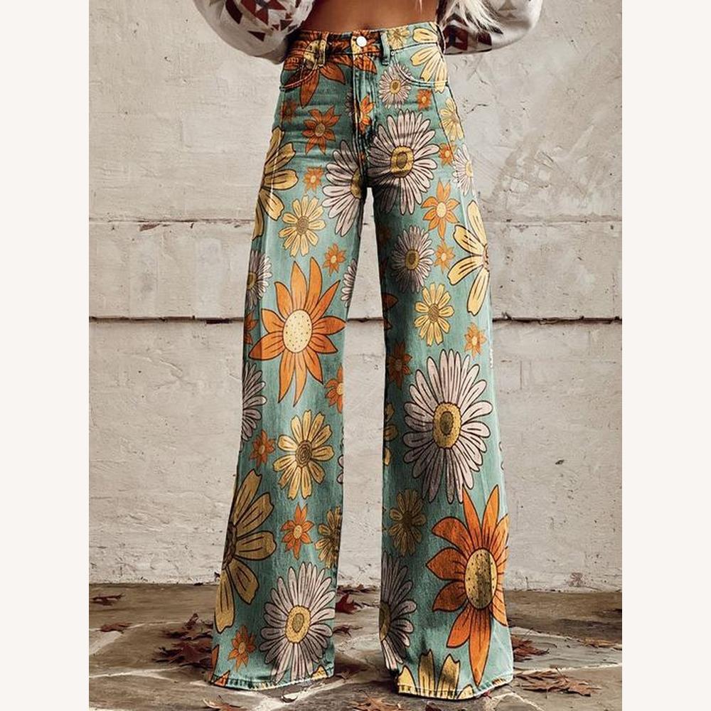 Pantalon large pour femme en tissu léger – Élégant et confortable pour l'été, disponible en plusieurs couleurs