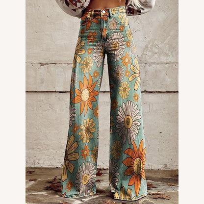 Pantalon large pour femme en tissu léger – Élégant et confortable pour l'été, disponible en plusieurs couleurs
