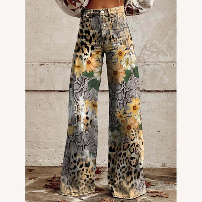 Pantalon large pour femme en tissu léger – Élégant et confortable pour l'été, disponible en plusieurs couleurs
