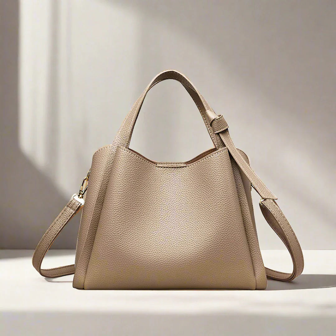 Sac à épaule Sophie pour femme en cuir synthétique - Élégant, pratique, bandoulière réglable, intérieur spacieux - Noir