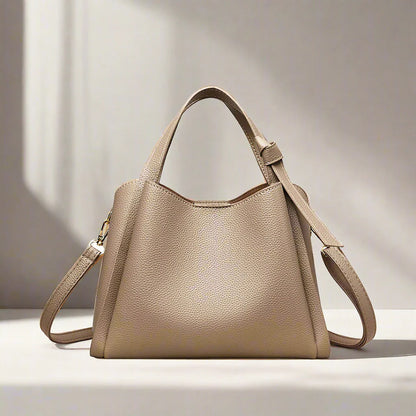 Sac à épaule Sophie pour femme en cuir synthétique - Élégant, pratique, bandoulière réglable, intérieur spacieux - Noir