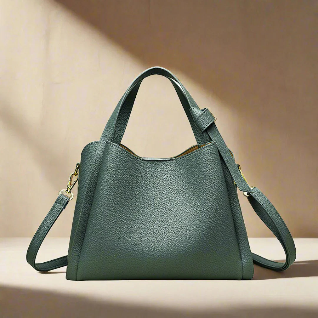 Sac à épaule Sophie pour femme en cuir synthétique - Élégant, pratique, bandoulière réglable, intérieur spacieux - Noir