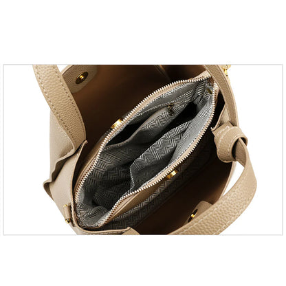 Sac à épaule Sophie pour femme en cuir synthétique - Élégant, pratique, bandoulière réglable, intérieur spacieux - Noir