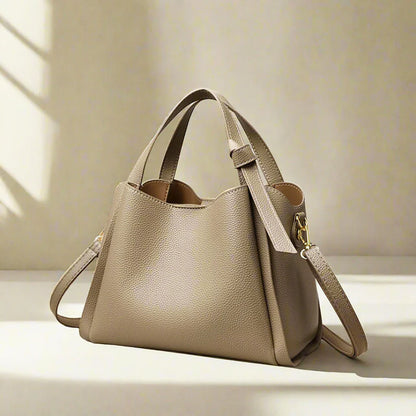 Sac à épaule Sophie pour femme en cuir synthétique - Élégant, pratique, bandoulière réglable, intérieur spacieux - Noir